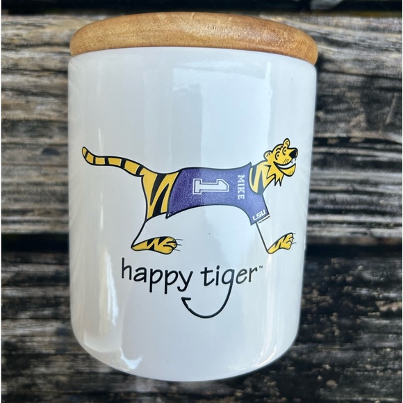 Faust Heirlooms LSU Tigers Mike the Tiger Paul Schexnayder Storage Canister C8 - Picture 5 of 8